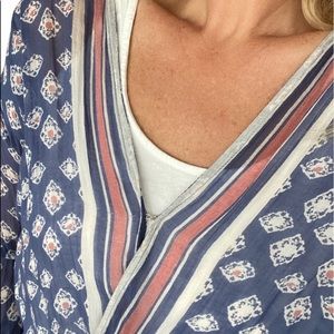 FREE PEOPLE: Before Dawn Twist Sheer Hi Low Blouse